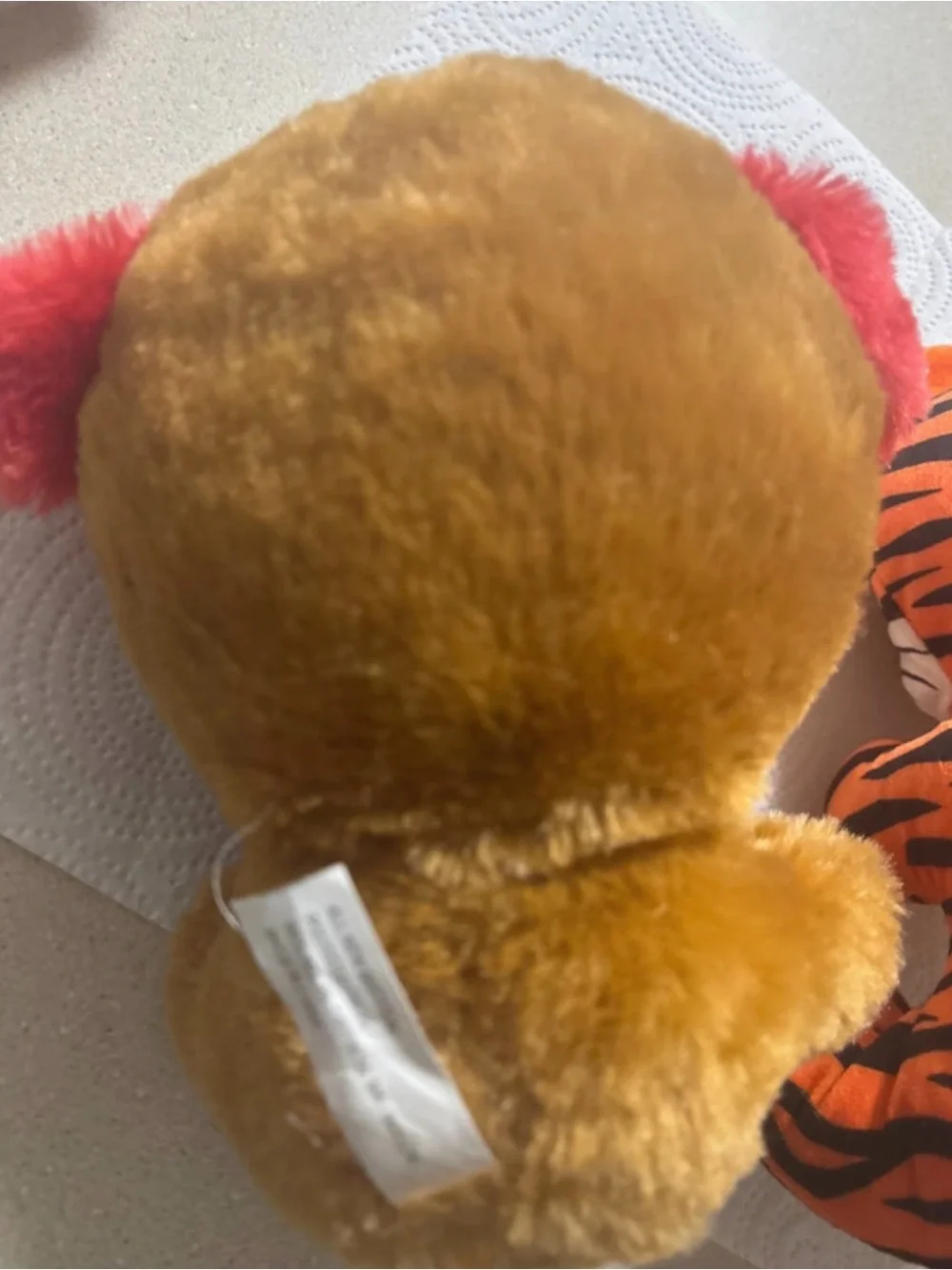 Plush Orange Tiger Stuffed Animal - Soft Cuddly Kids Toy
